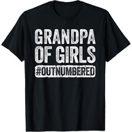 Grandpa Of  Outnumbered T-Shirt Fathers Day Shirt Tee Gift T-Shirt