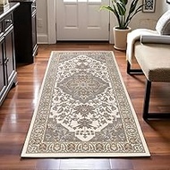 Superior Washable Indoor Area Rug, for Dining, Kitchen, Office, Traditional Floor Decor, Soft Aesthe