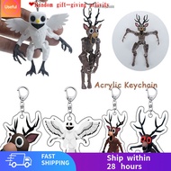 [Free Shipping]99 Nights in The Forest Roblox Keychain Beer Owl Collectible for Fans