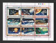 出清價 ~ 交通專題 獅子山 1989年 太空.衛星.登月等郵票小版張 - 3