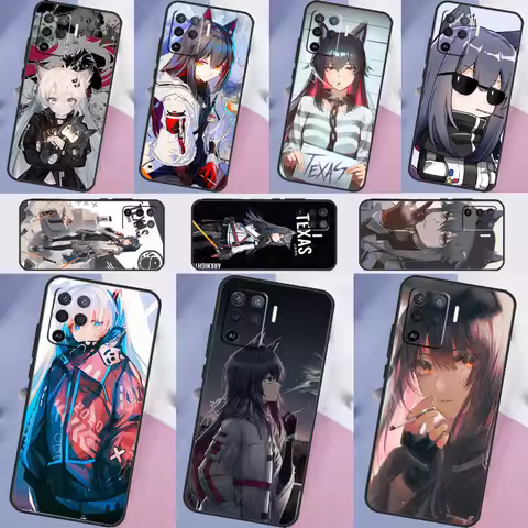 Texas Arknights Case For OPPO Find X5 Pro X3 Lite A5 A9 A31 A53 A15 A83 A91 A93 A94 A74 A54 A52 A72 