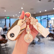 Dedicated Benz e300l Key Cover c260l Car a200l Female c200l Male glc gla gle350 Keychain 104