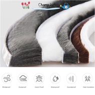 CHAMPIONO 5m Sealing Strip Wall Home Windproof Tape Gadgets Brush Self Adhesive