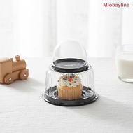 {Miobayline} Transparent Cake Carrier Box 10Pcs 4 6 8 10 Inch Round Reusable Bakery Cake Storage for