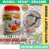 Halal 2KG NORKAMILAH Air Barli Madu Organik Pati Barli Muslim Minuman Barli Badan Panas Barley Drink