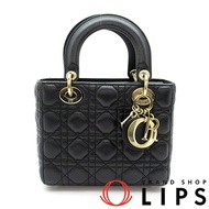 Dior Lady Dior MY ABC DIOR 手袋 M0538OCAL 羊皮女士手提包

黑色 [二手]