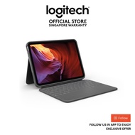 Logitech Rugged Folio Ultra-protective Keyboard Case with Smart Connector for iPad A3355, A3356 A275