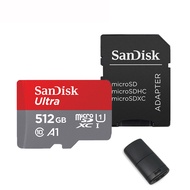 SanDisk  Micro Sd Card  16GB  32GB 64GB 128GB 256GB 512GB 1TB  1.5TB Micro SDXC (150M / U1 C10 A1 V10) Speed up to  150Mb/s For   Monitor Driving recorder Flat LCD TV Mobile phone Computer Drone Camera Music player