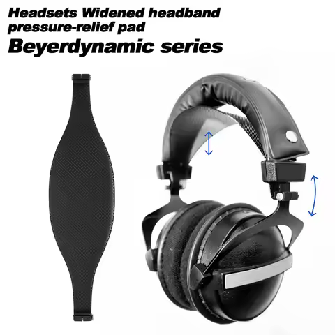 Head pad For Beyerdynamic DT770 DT880 PRO DT990 PRO DT1770 DT1990 DT1990 Headsets Widened headband p