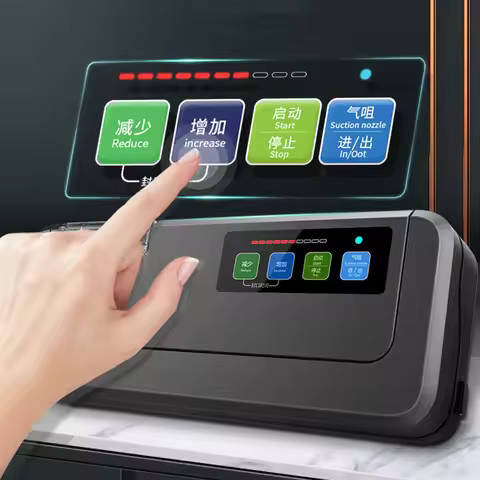 Protable Kitchen Vacuum Sealer Wet and Dry Sealing Machine Ordinary Bag Plastic Packaging Sealing Ma