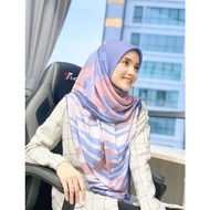 [[ SIERRA BAWAL by DEMIFA ]] Bawal Bidang 53 | Bawal Printed | Bawal Chiffon Daisy Printed | Bawal L