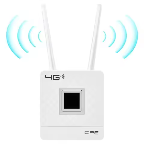 Solid CPE903 LTE Home 3G 4G 2 External Antennas Wifi Modem CPE Wireless Router With RJ45 Port And SI