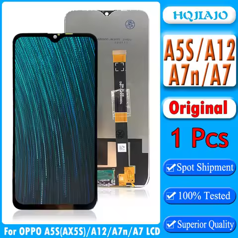 6.2'' Original For OPPO A5S AX5s CPH1909 LCD Display Touch Screen Digitizer Assembly For Oppo A7 A7n