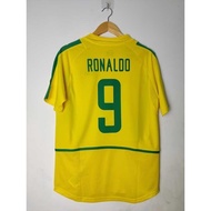 retro 2002 Brazil jersey-Brazil Ronaldo Rivaldo Kaká R.Carlos classic football shirt jersey-