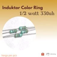 Axial 330uH 0.5watt Inductor Color Inductor Ring 330 uH 1/ 2 watt Coil