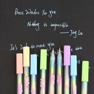 DIY Cute Water Color Chalk Paint Gel Pen for Kids Diary Decoration Scrapbooking Stationery