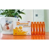 Premical D3K2 calcium supplement to help strengthen bones, box of 20 tubes