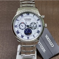 Citizen Eco-Drive AP1050-81A Multifunction Stainless Steel Bracelet Analog Men's Watch