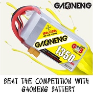 Gaoneng GNB 14.8v 1350mah 100c 4s Lipo Battery with XT60 Plug (2020 series) GNB1350/100-4S