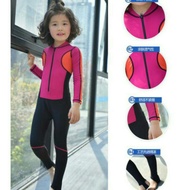 PINK LONG-SLEEVED BATHWEAR 2Y 4Y 6Y 8Y 10 years