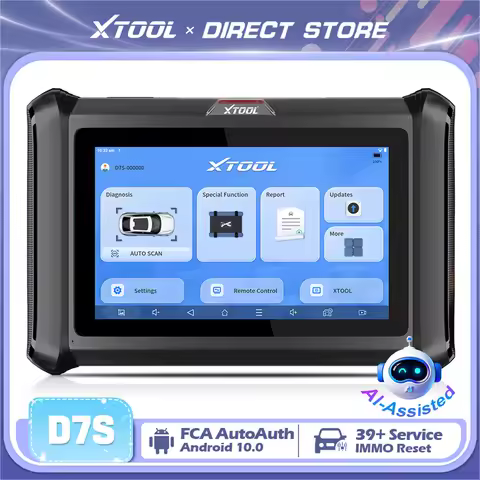 XTOOL D7S 2.0 All System Diagnostic Tools ECU Coding Bi-directional Automotive Scanner Key Programmi