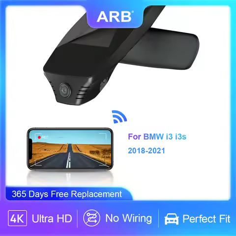 Original Factory Look 4K Dash Cam for BMW i3 & i3s (2018-2021), ARB Car DVR with WIFI & Super Night 