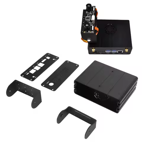 Aluminum Alloy Case for Jetson Orin Mini Computer Case with Camera Holder for Jetson Orin Nano NX Ki