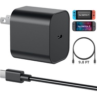 Switch 2 Charger - 60W AC Adapter for Nintendo Switch 2 (2025)/1,Extra Long 9.8FT Charging Cable, Su