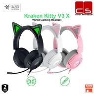 RAZER Kraken Kitty V3 X (BLACK / PINK / WHITE) WIRED GAMING HEADPHONES