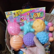 6pc Baby Handheld Toy with Sound Texture