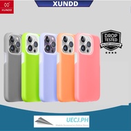 IPHONE 15 PRO MAX / 15 PRO / 15 / 14 PRO MAX / 14 PRO / 13 PRO MAX Case XUNDD JELLY MATTE Case
