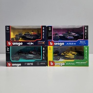 1:43 BbURAGO F1 2024 Car Norris Verstappen Hamilton #