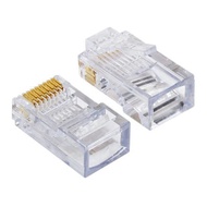 RJ45 Cat 5e UTP Connector 10 Pcs RJ 45 Cat5e Connector/