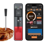 Wireless BT Meat Thermometer Ultra-Thin Probe Digital Meat Thermometer Cooking Thermometer for BBQ O