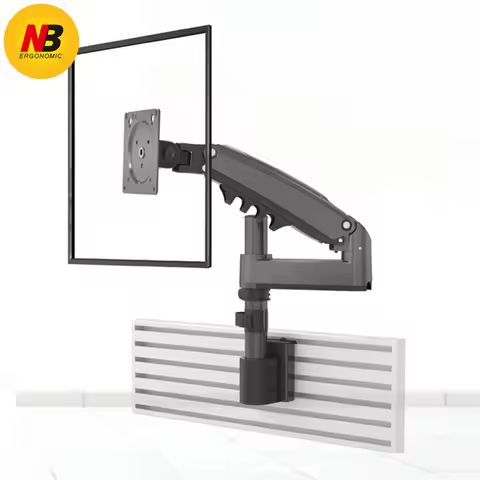 NB North Bayou M60 22-35'' LCD TV Pole Mounting Office Desk Computer Screen Mount