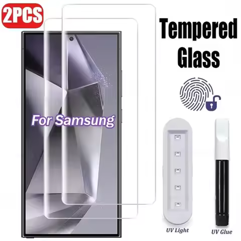 UV Liquid Full Glue Tempered Glass For Huawei P30 P40 P50 P60 Mate 80 20 60 Pro Pura 70 Ultra Screen