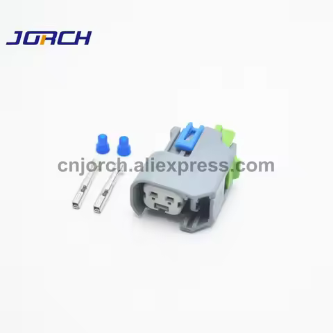10sets 2 Pin Way EV6 Female USCAR Auto Fuel Line Quick Injector Connector Plug Socket For Delphi 154