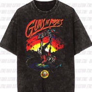 Guns N Roses Skater Skeleton Oversize Unisex T-shirt