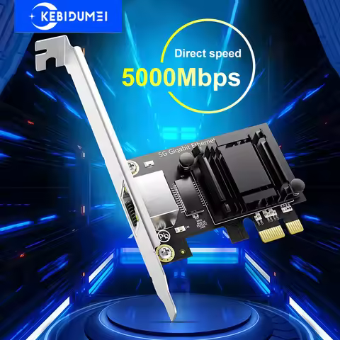 5000Mbps PCI-E to RJ45 Network Card Realtek 8126 1G/2.5G/5G RJ45 Interface Gigabit Ethernet PCI Expr