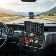 TPMS for 8 wheels with 8 sensors LCD display, 6 alert modes, 0-188 PSI for travel trailer/camper/van