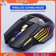 iMice GW-X7 7 Buttons 2.4GHz Rechargeable RGB Wireless Mouse for Computer Gamer