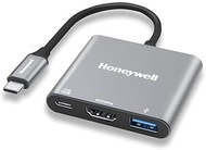 Honeywell High-Speed 3-in-1 Type C to HDMI Adapter, PD Charging Upto100W, USB3.0 Delivers Quick Tran