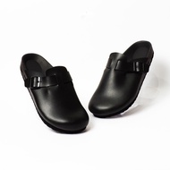 Birkentok Boston Slop Casual Men's Boston Black Sandals