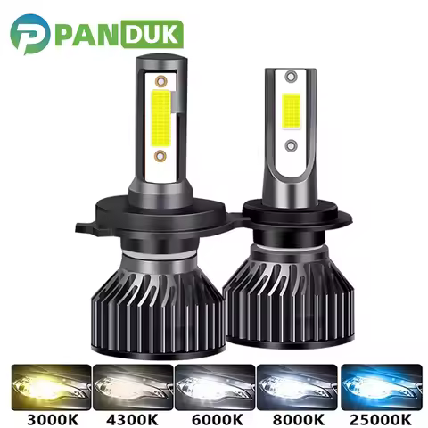 PANDUK Car Headlight H7 Led Headlight 80000LM H1 H4 LED Bulbs Lamps 3000K 4300K 6000K 8000K 110W H8