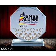 OCC 101 AWARD CRYSTAL PLAQUE