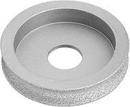 Premium 7.3cm Brazed Dia Mond Grinding Wheel for Precise Stone, Ceramic, and Glass Grinding - Durable Concave Abrasive Wheel for Professional Results(凹型磨轮2.0)