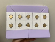 （74年全新十枚大壹毫）香港硬幣英女王伊利沙伯二世 1974年大一毫 Government of Hong Kong Coin Queen Elizabeth ll 1974 $0.1