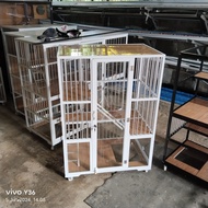 kandang kucing alumunium pintu panjang