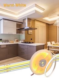 24V 12V COB LED Strip Light 8mm 320LEDs/M High Density Flexible Diode Tape Ribbon for Room Decor 1M