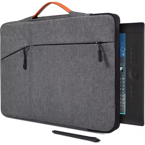 Waterproof Drawing Tablet Sleeve for Huion KAMVAS Pro 16, Wacom Cintiq 16, 17.3x12.8x0.79 inch